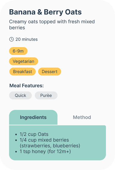 MunchinMunchkins app meal detail preview